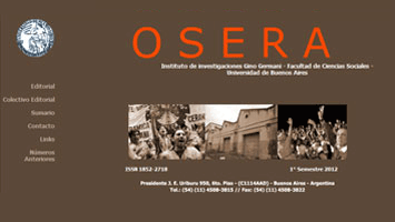 Revista OSERA Nº15.